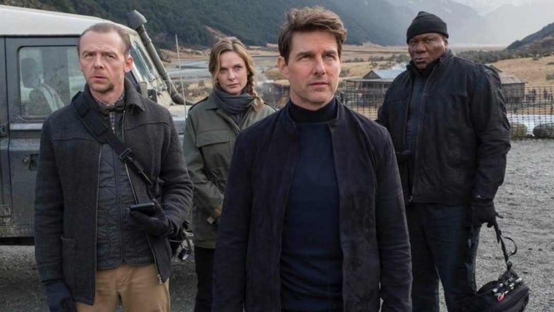 Simon Pegg, Rebecca Ferguson, Tom Cruise và Ving Rhames trong phần phim "Mission: Impossible – Fallout". Nguồn: Paramount