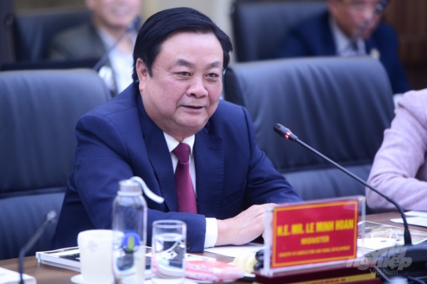 Bộ trưởng Lê Minh Hoan khẳng định Việt Nam sẽ là nhà cung cấp lương thực, thực phẩm minh bạch - trách nhiệm - bền vững. Ảnh: Tùng Đinh.