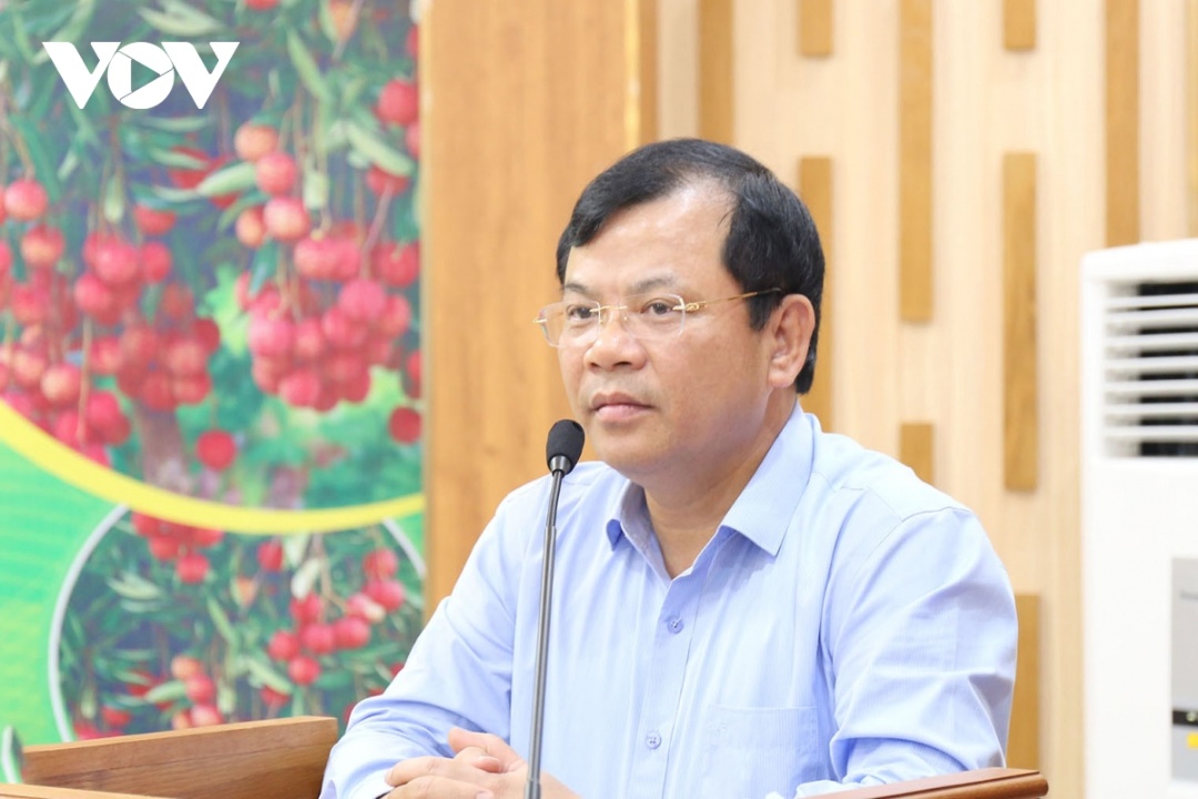 Phó Chủ tịch UBND tỉnh Phan Thế Tuấn phát biểu kết luận hội nghị.