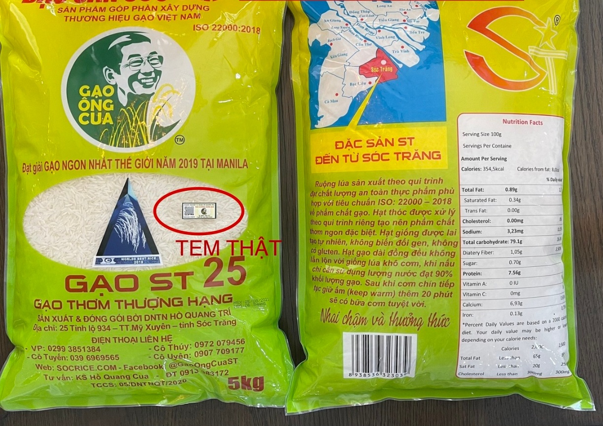 Gạo Ông Cua ST25 chính thức được phân phối tại thị trường Anh, nhận ...