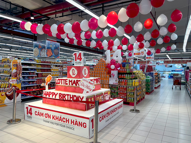 Khuyến mại siêu sốc tại LOTTE Mart nhân dịp sinh nhật thứ 14