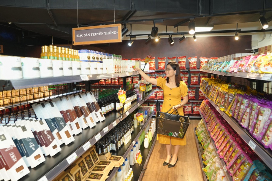 Nông sản “cấp xã” vào siêu thị, trung tâm thương mại