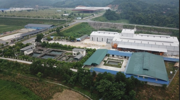 Khu công nghiệp Thanh Bình, nơi có nhiều nhà máy chế biến gỗ đang hoạt động. Ảnh: Nguyễn Toán. 