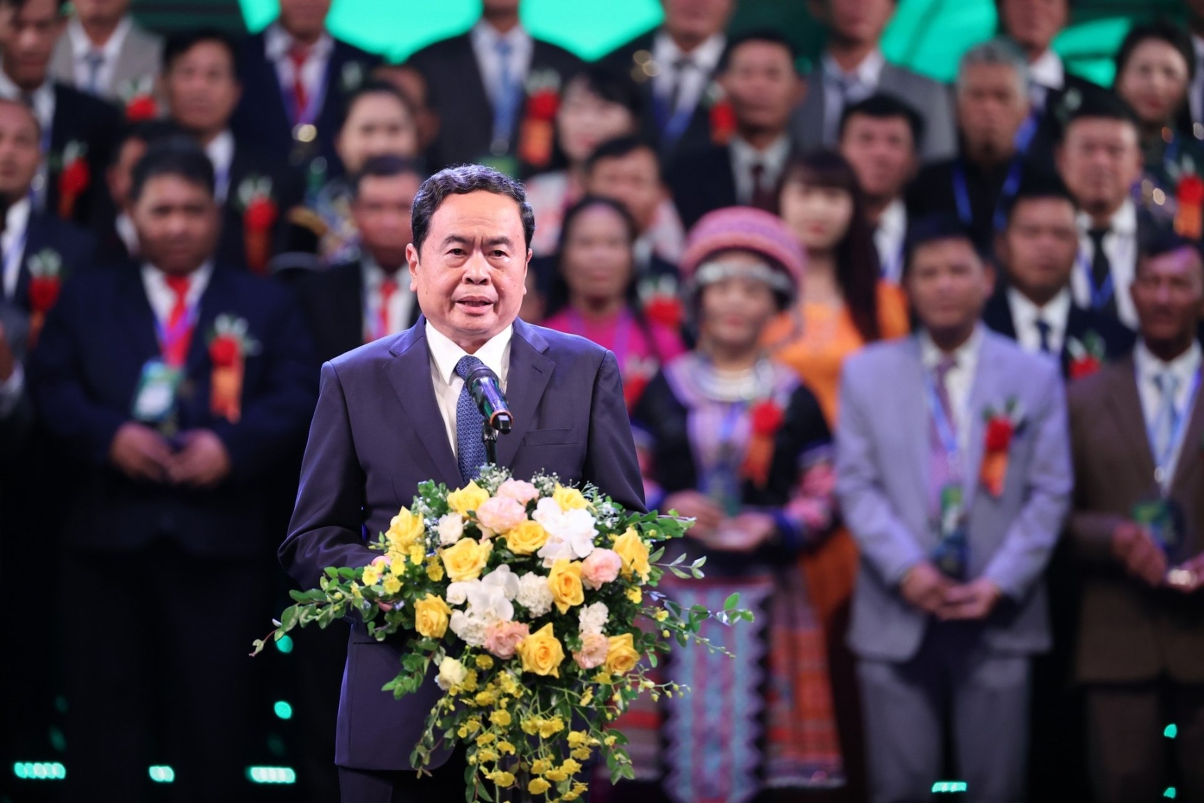 Phó Chủ tịch Thường trực Quốc hội Trần Thanh Mẫn gửi gắm 5 nguyện vọng về người nông dân và cấp hội các cấp. 