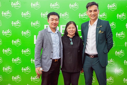 Từ trái qua phải: doanh nhân Mai Trường Giang, chuyên gia nhượng quyền thương hiệu quốc tế Nguyễn Phi Vân, Nhà sáng lập Fresh Saigon Lê Bá Hải Siêu.