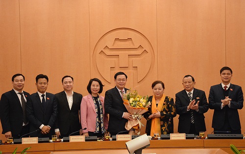 Bí thư Thành ủy Hà Nội Vương Đình Huệ được bầu làm Trưởng Đoàn ĐBQH Hà Nội.