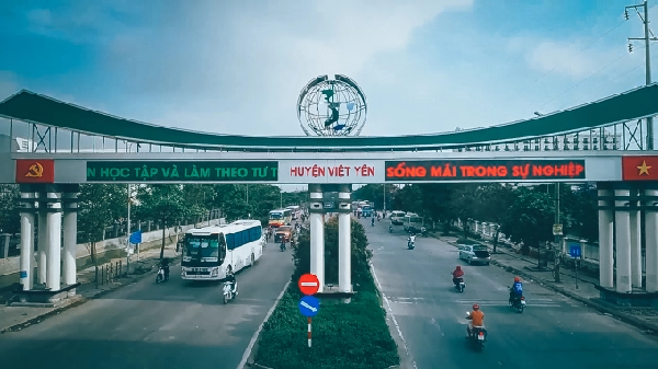 Việt Yên- huyện nông thôn mới đầu tiên của tỉnh Bắc Giang.