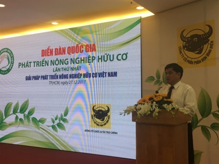 Thứ trưởng Bộ NN & PTNT Trần Thanh Nam phát biểu tại diễn đàn. (Nguồn: mard.gov.vn)